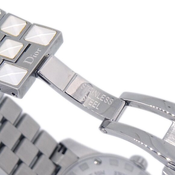 Christian Dior CD112118 Crystal Quartz Watch SS Diamond - Picture 8 of 12